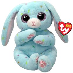 Ty Pliš Bellies SKIPPY - plavi zec, 15 cm Cene