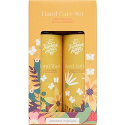 The Handmade Soap Company Hand Care Set - Hand Wash & Hand Lotion - Lemongras & Cedarwood Cene