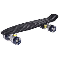 Skateboard Skejt z LED kolesi črn Cene