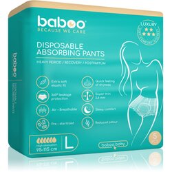 Baboo Disposable Absorbing Pants hlačne plenice za enkratno uporabo Size: L 5 kos Cene