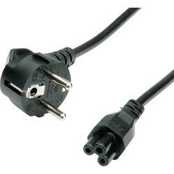 Roline VALUE naponski kabel 3-polni, ravni Compaq IEC320 C5, 1.8m crni Cene