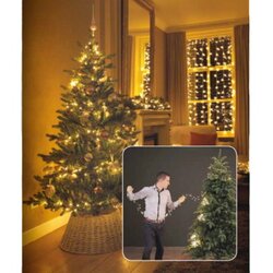 Lumineo compact novogodišnje stepenaste LED lampice 8 nivoa 880 LED 240cm toplo bele Cene