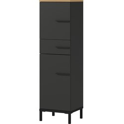 Germania temno siva kopalniška omarica v hrastovem dekorju 34x123 cm yonkers - germania Cene