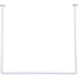Tendance držač zavese za kadu 80x80x80 cm aluminijum bela 2114100 Cene