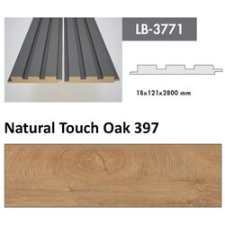 AGT profil Zidni MDF LB-3771 Natural Touch Oak (397) 2800x121x18mm ( 026-041 ) Cene