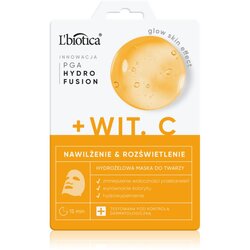 L´Biotica PGA Hydro Fusion + Vitamin C intenzivna hidrogelna maska za osvetlitev kože 1 kos Cene