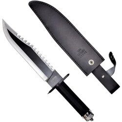 CINEMA CLASSIC Rambo II 400 mm knife with leather scabbard Cene