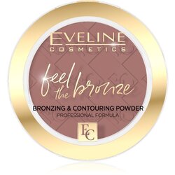 Eveline Cosmetics Feel The Bronze bronz puder za konturiranje nijansa 02 Chocolate Cake 4 g Cijene