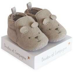 Doudou et Compagnie papučice zeko sive Cene