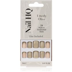 Nail HQ Square umetni nohti Utterly Olive 24 kos Cene