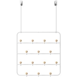Umbra bijela prirodna metalna vješalica za vrata 36 cm estique - Cene