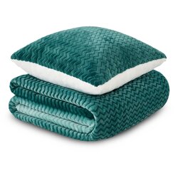 Dormeo Warm Hug Set Ombre Tirkizna 200x200 cm tirkizna Cijene