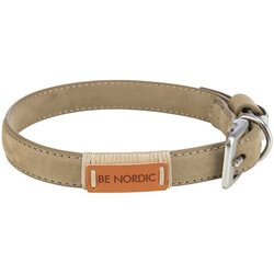 Trixie Dog be nordic kožna ogrlica l/xl 55-61cm bež Cene