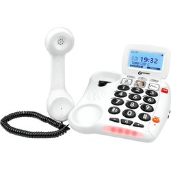 Geemarc Senior telefon 40dB s SOS tipko in prepisovanjem govora, (5000299320) Cene