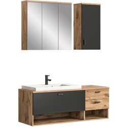 MID.YOU Kopalnica Grado, Barva Hrasta, Siva, 4-Delno Cene