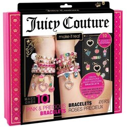 MAKE IT REAL Make It Real: Juicy Couture ružičasti i svjetlucavi set sa izradu nakita Cene