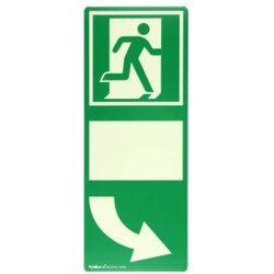 Signal rute za izbjegavanje aluminij Kvaka na vratima za ručku na desnoj strani SafetyMarking 15.7540 (Š x V) 100 mm x 2 Cene