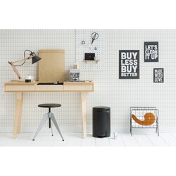 Brabantia kanta za smeće s pedalom newicon 12 l s plastičnim unutarnjim dijelom - matt black Cijene