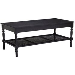 Premier Housewares Črna klubska mizica 60x120 cm Heritage – Cene