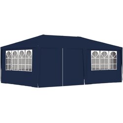 vidaXL Profesionalen vrtni šotor s stranicami 4x6 m moder 90 g/m², (20568403) Cene