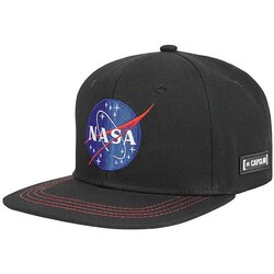 Capslab Bombažna bejzbolska kapa X Nasa črna barva Cene