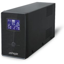 UPS GEMBIRD EG--033, AVR, USB and LCD display 1200 VA, black Cene