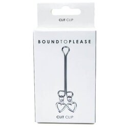BOUND TO PLEASE Clit Clip Hearts Cene