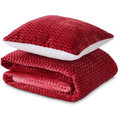Dormeo Warm Hug set ombre crveni 130x190 cm Cijene