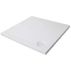 AQUAART Tuš kad Flat KV (90 x 90 x 4 cm, bela) Cene