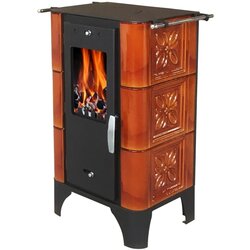 DOMOFIRE kaminska peč bellino 6 kw rjava Cene