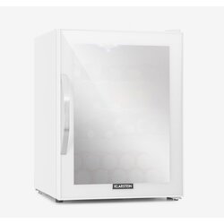 Klarstein beersafe xl quartz, hladnjak, d, 60 l, led, 2 metalne rešetkaste police, staklena vrata, bijeli Cijene