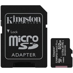 Kingston kartica 512GB microSDXC UHS-3 V30 + SD Adapter Cene