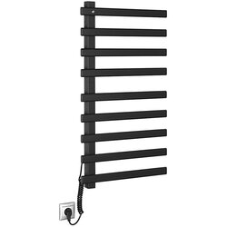 Sapho električni sušač peškira elcor 128W 92x48 cm mat crna Cene