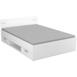  Bed MICHIGAN 471718 - white (160x200) with 2 drawers (bela) Cene