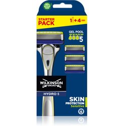 Wilkinson Sword Hydro5 Skin Protection Sensitive brivnik + nadomestne britvice 4 kos 1 kos Cene