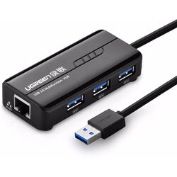 Ugreen USB 3.0 hub sa 3x USB A i RJ45 - kutija Cijene