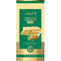 Lindt Čokolada Dubai Style - bela čokolada - 150 g Cene