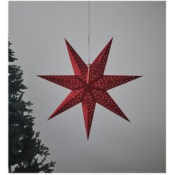 Markslöjd crvena viseća dekoracija clara, visina 75 cm Cene