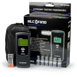 Janshop AlcoFind DA 8500E Electrochemical Breathalyzer with 100 Free Mouthpieces, (21740573) Cene