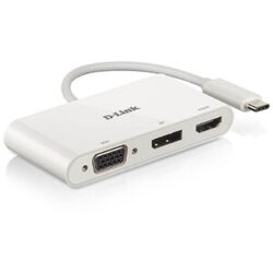 Hub Dlink 3-in-1 USB-C to HDMI/VGA/DP Adapter Cene