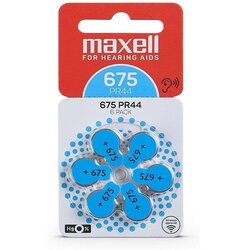 Maxell PR44 (675) 6BS zinc baterija pak 6kom Cene