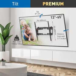 Barkan E310+.B 19"-65" Tilt patentirani TV zidni nosač Cene
