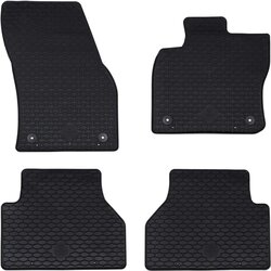 vidaXL Avto preproga 4 pcs Črna primeren za VW CADDY 2020- Guma, (5000204286) Cene