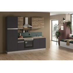 Marinelli Cucine Predsestavljena kuhinja Ametista (Širina: 250 cm, Z električnimi napravami, Korito na levi) Cene