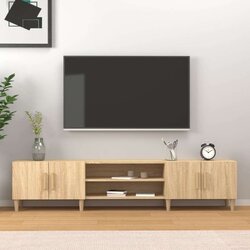 TV ormarić boja hrasta 180 x 31 5 x 40 cm od konstruiranog drva Cijene