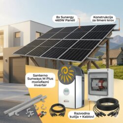  Solarni Paket Santerno Sunways 3.68kWp – ON-GRID SOLARNI SUSTAV Cijene