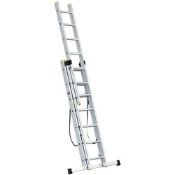 Multisystem ms merdevine aluminijumske trodelne 3x7 gazišta Cene