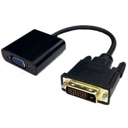 E-green adapter DVI-D (M) - VGA (F) crni Cene