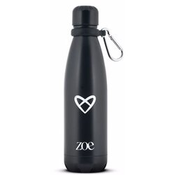 Zoe Heart Logo Stainless Steel Bottle steklenica za vodo iz nerjavnega jekla barva Black 500 ml Cene
