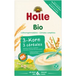 Holle Bio polnozrnata 3-žitna kaša (brez glutena) Cene